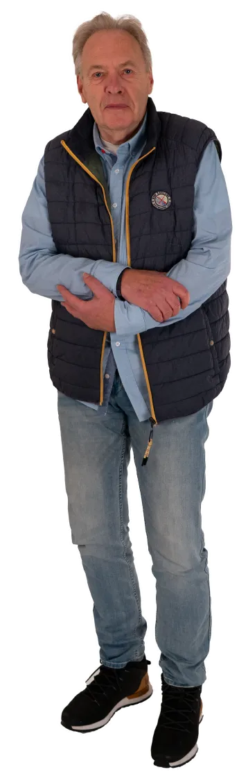 Dick van den Bout, nummer 10 op de kieslijst van de Lokale Partij Vlissingen